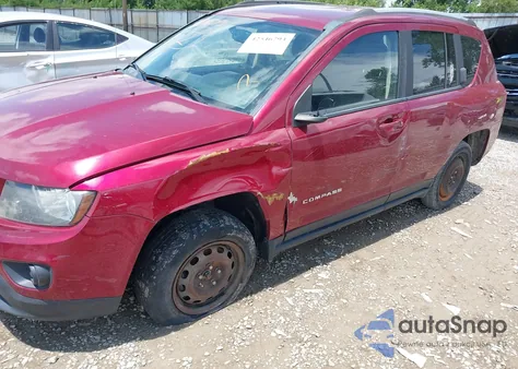 2015 Jeep Compass Sport из США, поврежденный, VIN 1C4NJDBB9FD292337